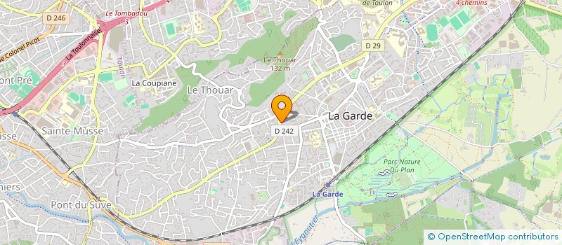 localisation de l'entreprise MONSIEUR ANTHONY GARCIA  LA GARDE