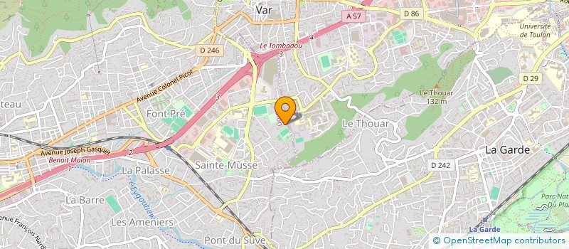 localisation de l'entreprise MONSIEUR ANTHONY GARCIA à TOULON