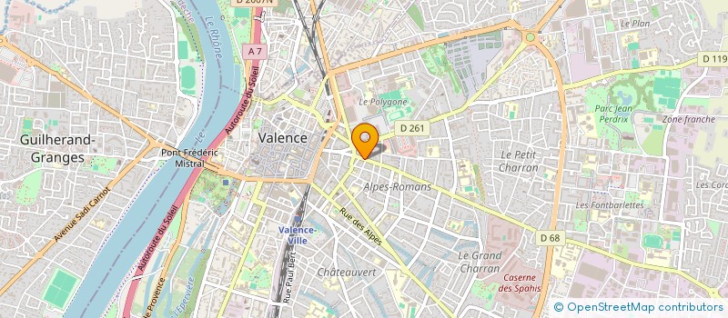 localisation de l'entreprise MONSIEUR ANTHONY GARCIA  VALENCE