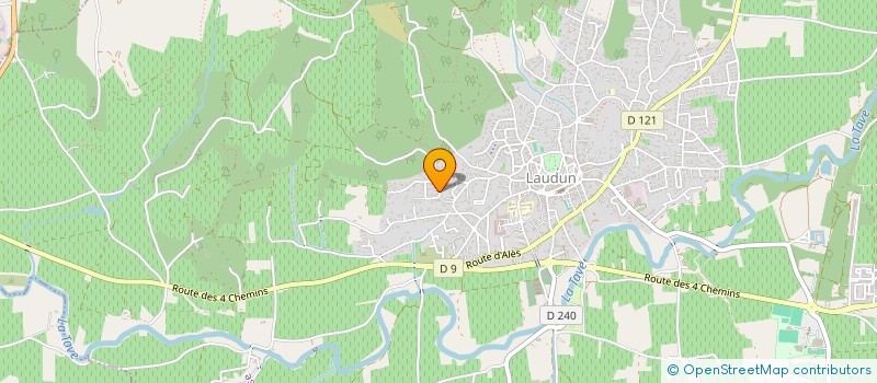 localisation de l'entreprise MONSIEUR ANTHONY GARCIA  LAUDUN-L'ARDOISE