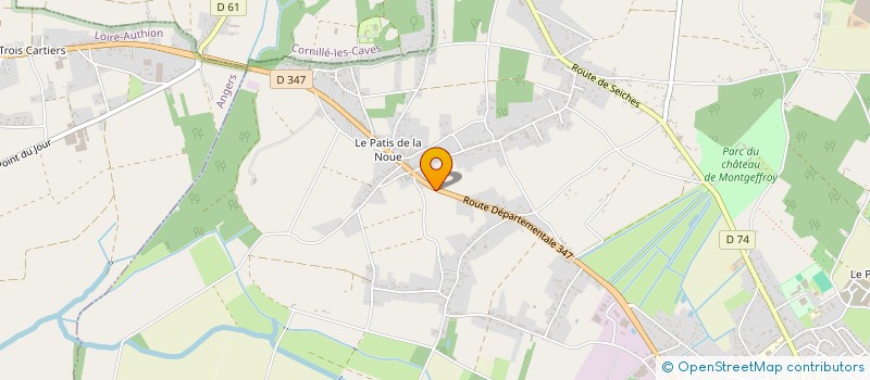 localisation de l'entreprise MONSIEUR ANTHONY GARNIER  MAZE-MILON