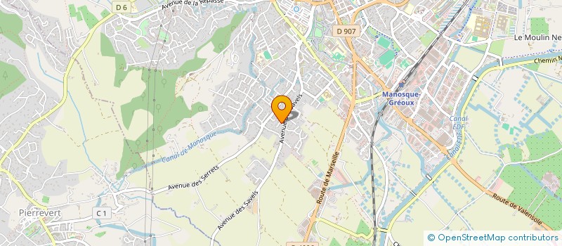 localisation de l'entreprise MONSIEUR ANTHONY GARNIER à MANOSQUE
