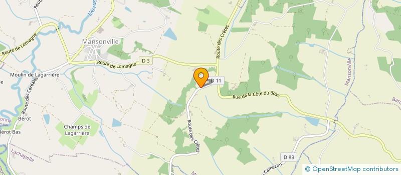 localisation de l'entreprise MONSIEUR ANTHONY GARRIGUES  PUYGAILLARD DE LOMAGNE