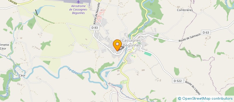 localisation de l'entreprise MONSIEUR ANTHONY GARRIGUES  CENTRES