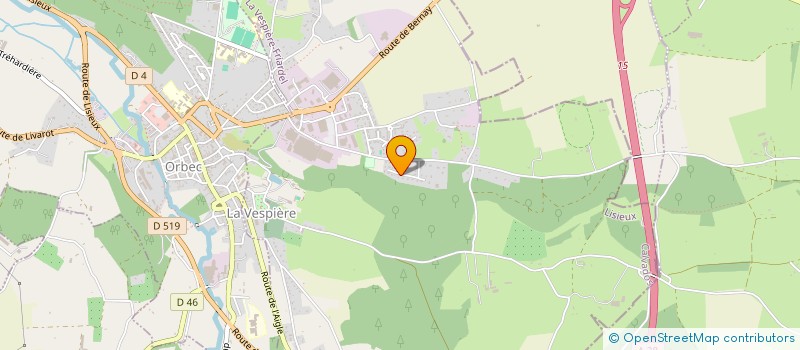 localisation de l'entreprise MONSIEUR ANTHONY GASSION  LA VESPIERE-FRIARDEL