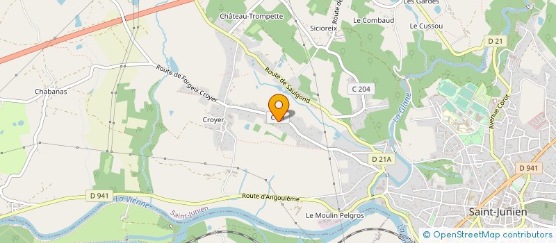 localisation de l'entreprise MONSIEUR ANTHONY GATEL à SAINT-JUNIEN