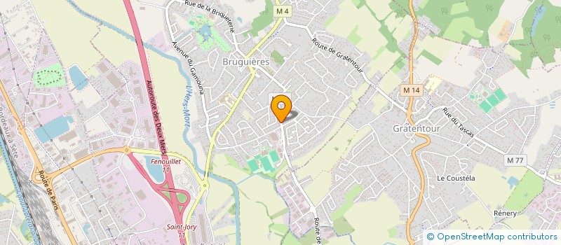 localisation de l'entreprise MONSIEUR ANTHONY GAUBIL  BRUGUIERES