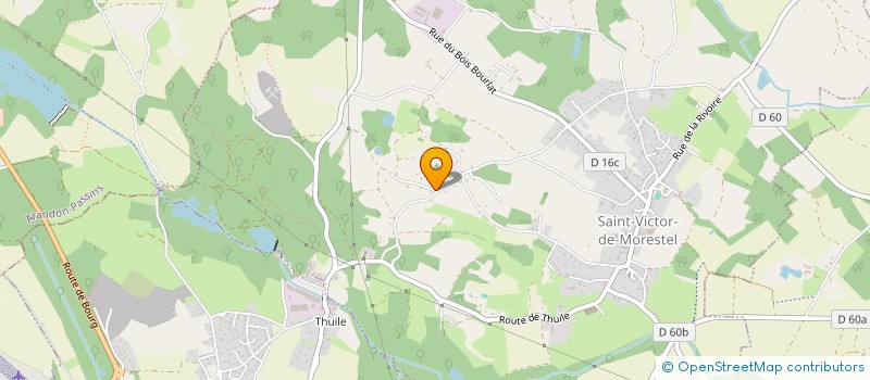 localisation de l'entreprise MONSIEUR ANTHONY GAUTHIER  SAINT-VICTOR-DE-MORESTEL