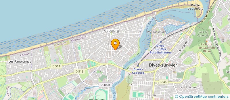 localisation de l'entreprise MONSIEUR ANTHONY GAUTHIER  CABOURG