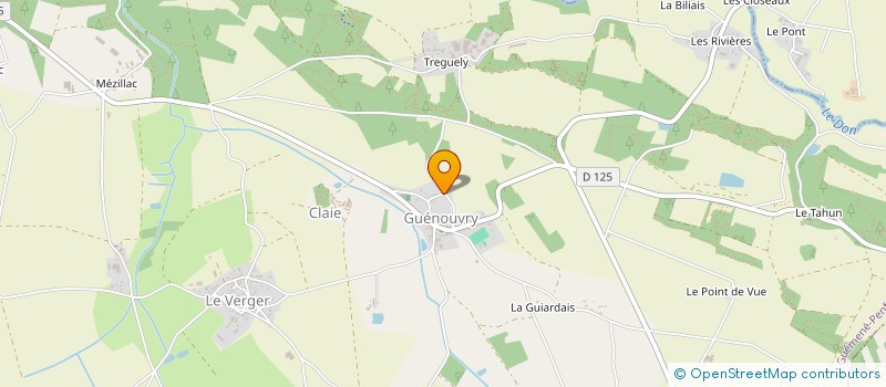 localisation de l'entreprise MONSIEUR ANTHONY GAUTHIER  GUEMENE-PENFAO