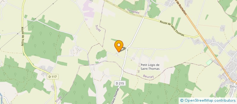 localisation de l'entreprise MONSIEUR ANTHONY GAUTRON  BEURLAY