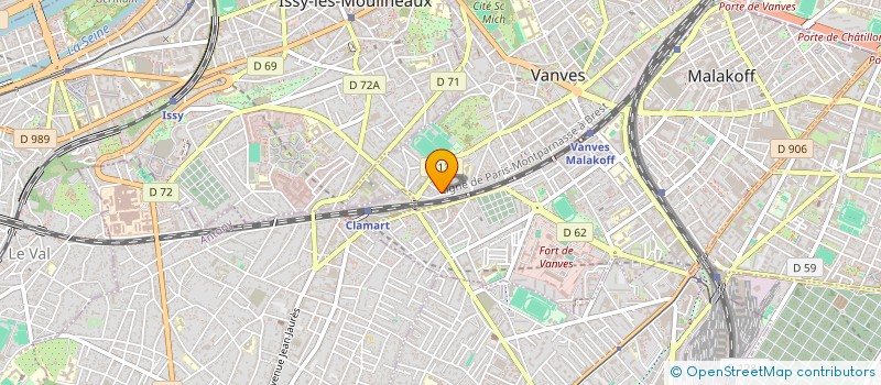 localisation de l'entreprise MONSIEUR ANTHONY GELLY  VANVES