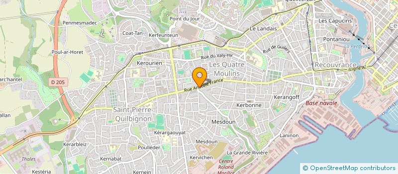 localisation de l'entreprise MONSIEUR ANTHONY GENTRIC à BREST