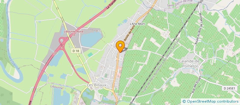 localisation de l'entreprise MONSIEUR ANTHONY GEOFFROY  LES BILLAUX