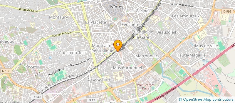 localisation de l'entreprise MONSIEUR ANTHONY GEORGES  NIMES