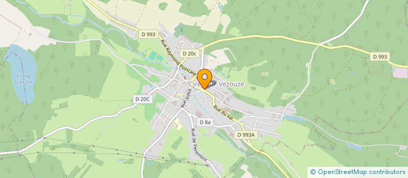 localisation de l'entreprise MONSIEUR ANTHONY GEORGES RUDEAU à CIREY-SUR-VEZOUZE