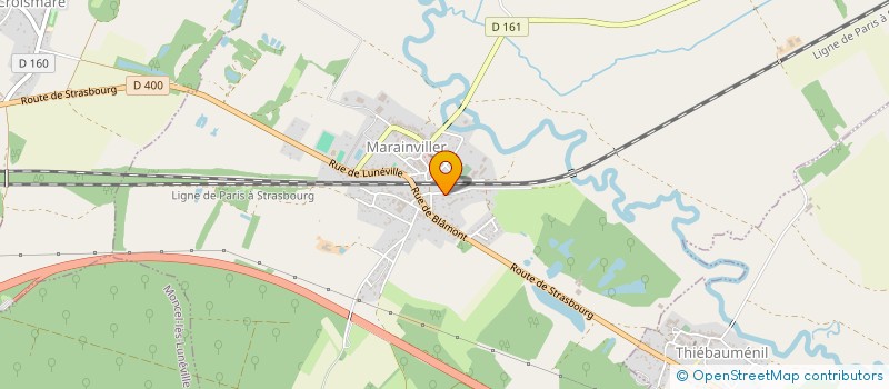 localisation de l'entreprise MONSIEUR ANTHONY GERARD  MARAINVILLER