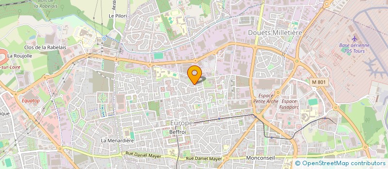 localisation de l'entreprise MONSIEUR ANTHONY GIACOMELLI  TOURS