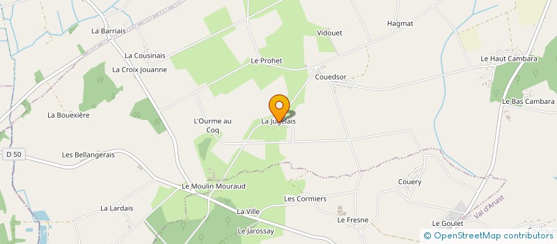 localisation de l'entreprise MONSIEUR ANTHONY GICQUEL  VAL D'ANAST