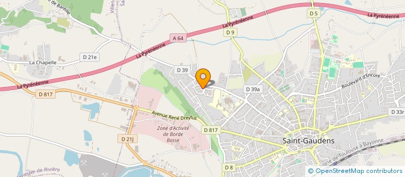 localisation de l'entreprise MONSIEUR ANTHONY GIMENEZ  SAINT-GAUDENS