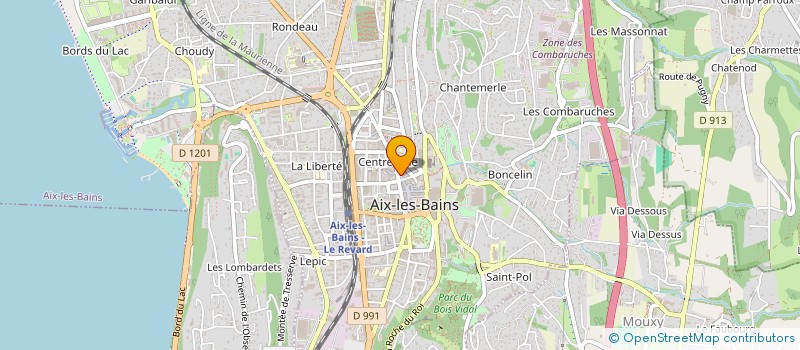 localisation de l'entreprise MONSIEUR ANTHONY GINET  AIX-LES-BAINS