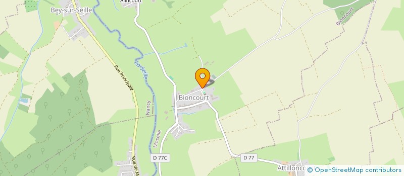 localisation de l'entreprise MONSIEUR ANTHONY GIRARD  BIONCOURT