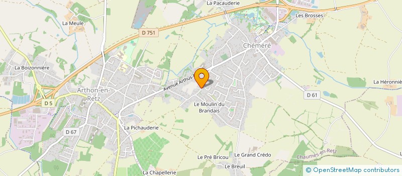 localisation de l'entreprise MONSIEUR ANTHONY GIRARD  CHAUMES-EN-RETZ