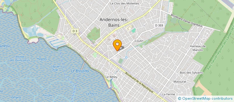 localisation de l'entreprise MONSIEUR ANTHONY GIRAUDAU  ANDERNOS-LES-BAINS