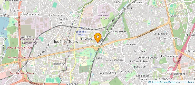 localisation de l'entreprise MONSIEUR ANTHONY GIRAULT CHAFFAUT  JOUE-LES-TOURS