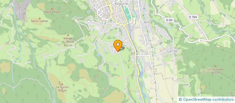 localisation de l'entreprise MONSIEUR ANTHONY GOBBE  BAGNERES-DE-BIGORRE