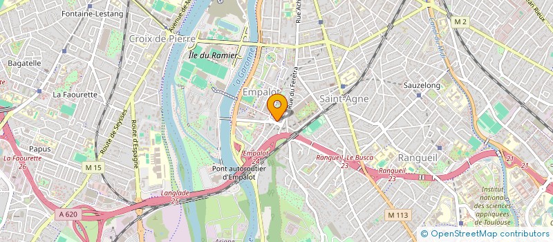 localisation de l'entreprise MONSIEUR ANTHONY GOILLANDEAU à TOULOUSE