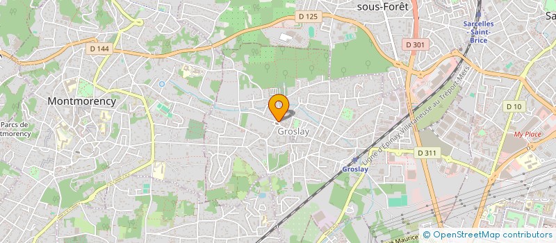 localisation de l'entreprise MONSIEUR ANTHONY GOMES  GROSLAY