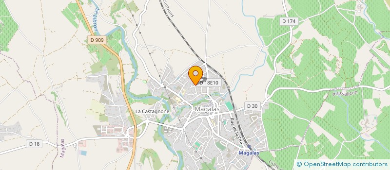 localisation de l'entreprise MONSIEUR ANTHONY GOMEZ  MAGALAS