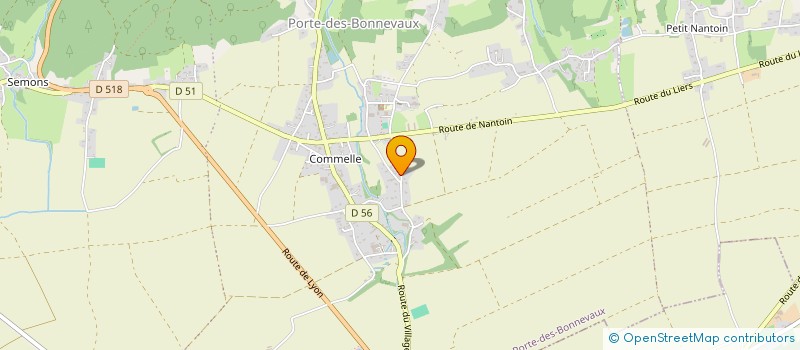 localisation de l'entreprise MONSIEUR ANTHONY GOMEZ  PORTE-DES-BONNEVAUX