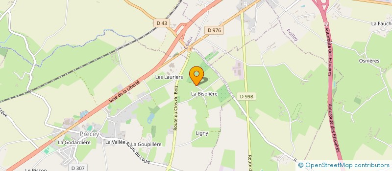 localisation de l'entreprise MONSIEUR ANTHONY GOMEZ  PRECEY