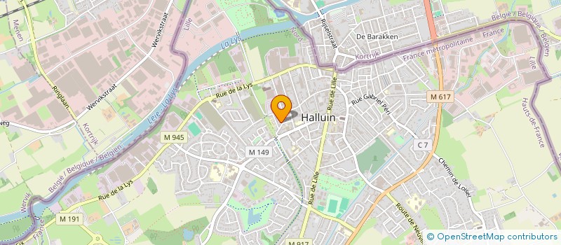 localisation de l'entreprise MONSIEUR ANTHONY GOMEZ  HALLUIN