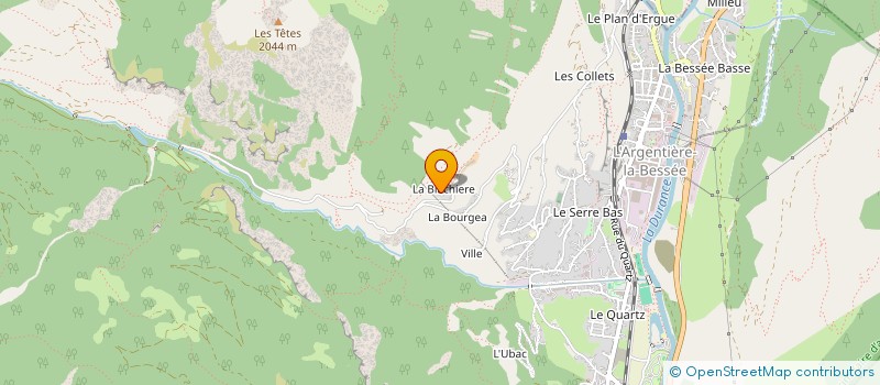 localisation de l'entreprise MONSIEUR ANTHONY GONNET  L'ARGENTIERE-LA-BESSEE