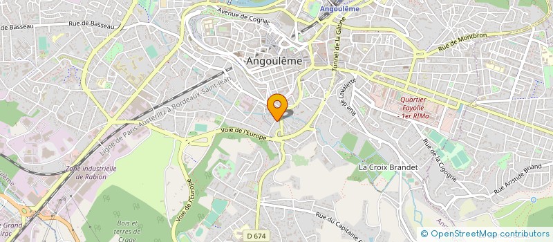 localisation de l'entreprise MONSIEUR ANTHONY GOUIN à ANGOULEME
