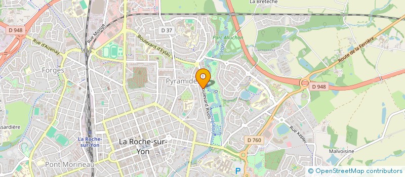 localisation de l'entreprise MONSIEUR ANTHONY GOURDIN SERVENIERE à LA ROCHE-SUR-YON