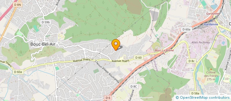 localisation de l'entreprise MONSIEUR ANTHONY GRAMMATICO  BOUC-BEL-AIR