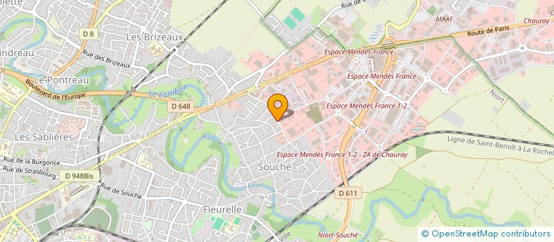 localisation de l'entreprise MONSIEUR ANTHONY GRANDJEAN  NIORT