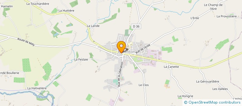 localisation de l'entreprise MONSIEUR ANTHONY GRANVILLE  BARENTON