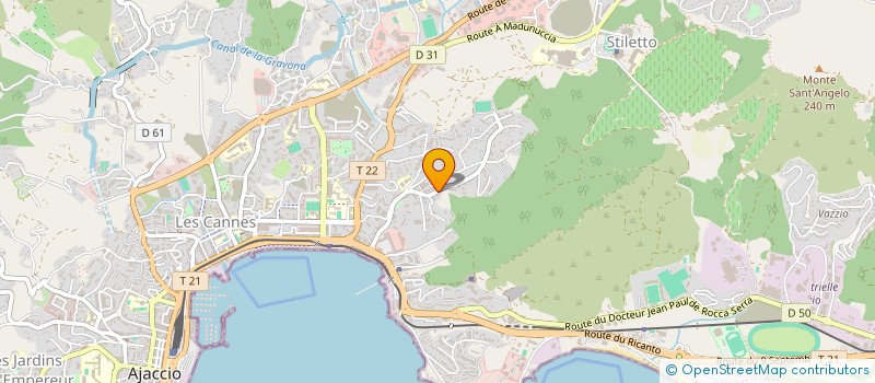 localisation de l'entreprise MONSIEUR ANTHONY GRASSELLI à AJACCIO