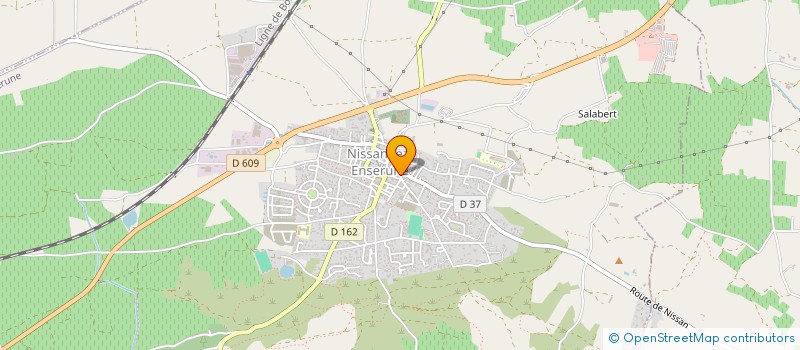 localisation de l'entreprise MONSIEUR ANTHONY GRASTILLEUR  NISSAN-LEZ-ENSERUNE