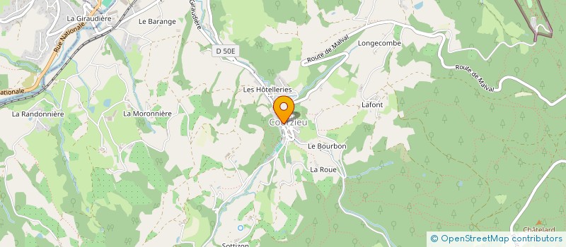 localisation de l'entreprise MONSIEUR ANTHONY GRATALOUP  COURZIEU