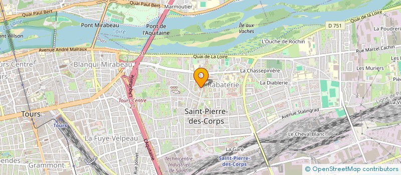 localisation de l'entreprise MONSIEUR ANTHONY GRATIEN  SAINT-PIERRE-DES-CORPS