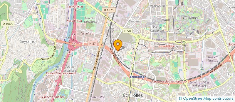 localisation de l'entreprise MONSIEUR ANTHONY GREVEN  ECHIROLLES