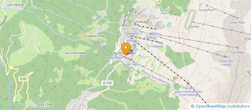 localisation de l'entreprise MONSIEUR ANTHONY GREWCOCK  BOURG-SAINT-MAURICE