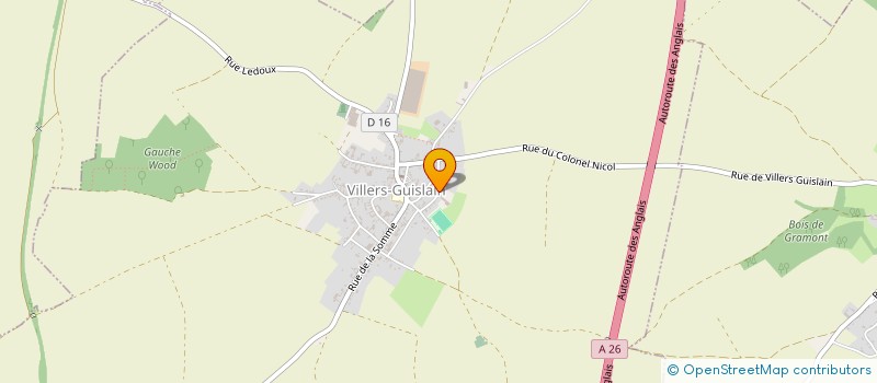 localisation de l'entreprise MONSIEUR ANTHONY GRILLET  VILLERS-GUISLAIN