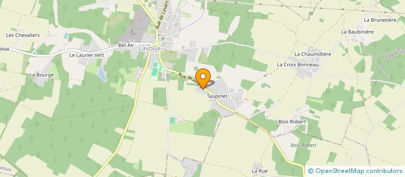 localisation de l'entreprise MONSIEUR ANTHONY GRIMAUD  LAVOUX